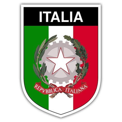 Adesivo Scudo Italia StickersMurali