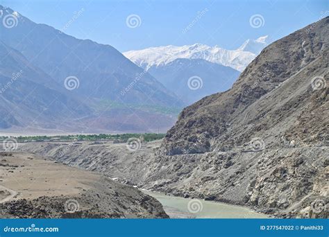 Junction Point In Jaglot Town The Himalaya Karakoram And Hindu Kush