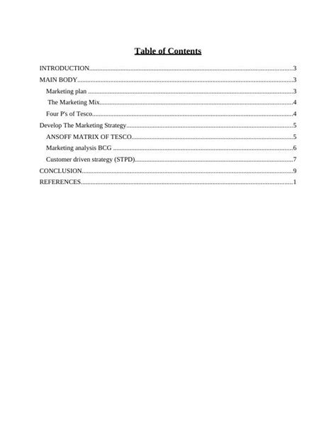 Tesco Marketing Strategies An Analysis Desklib