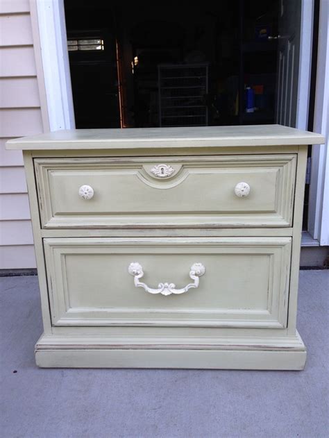 Nightstand In Versailles Chalk Paint Annie Sloan Colors Annie Sloan