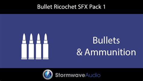 Bullet Ricochet Sound Effects Pack 1 Gamedev Market