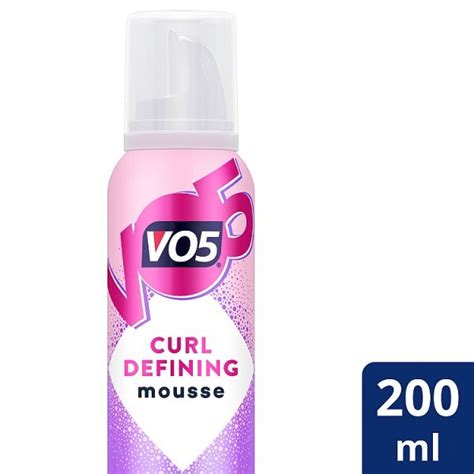 Vo5 Curl Defining Hair Mousse 200ml Hair Superdrug