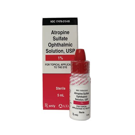 Atropine Sulfate 1 Solution 5ml