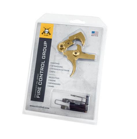 KE Arms Titanium Nitride Enhanced Trigger Group Mil-Spec | Redcon1 Tactical