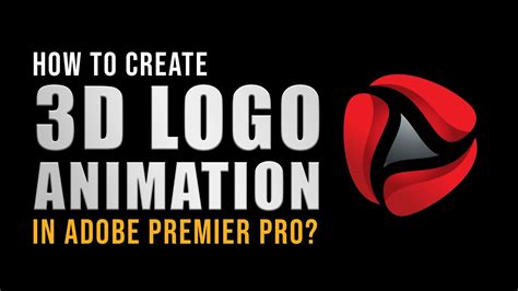 D Animation Logo In Premiere Pro English Youtube