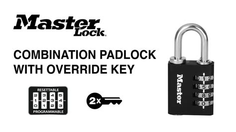 Eurdblk Combination Padlock Override Key English Youtube