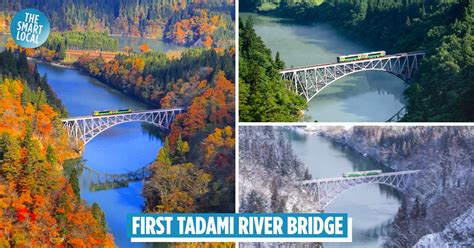 First Tadami River Bridge: Scenic Rail Bridge With Limited Passing Trains