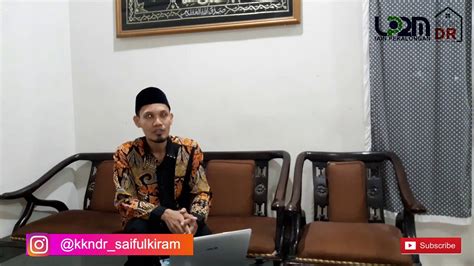 Kajian Menjelang Berbuka Puasa Bersama Ust M Bahrul Ulum Lc Part