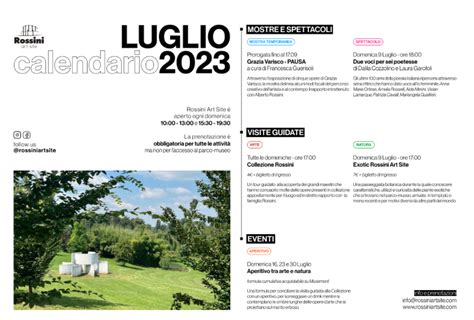 LUGLIO 2023 Rossini Art Site