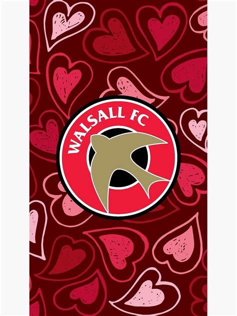 "walsall fc logo" Poster for Sale by daulaynanta | Redbubble