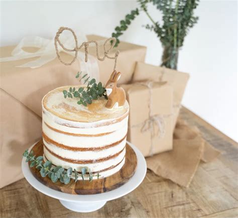 Handmade Cake Topper For Natural Naked Birthday Cake