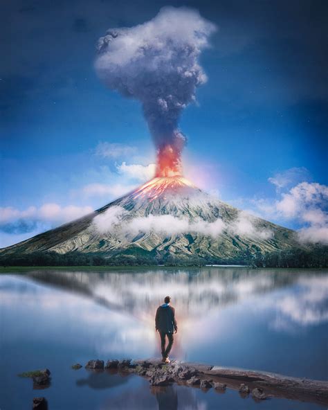 Volcano Concept Art I Concept Art on Behance