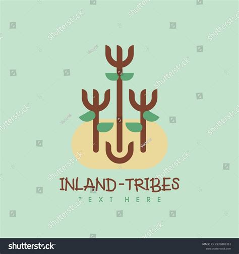 Inland Tribes Design Logo Vector Stock Vector (Royalty Free) 2229885361 ...