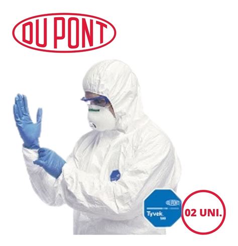 Macacão De Proteção Impermeável Dupont Tyvek 500 2uni Frete grátis