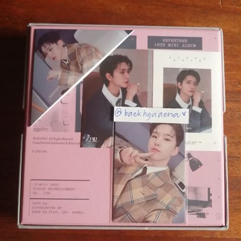 Seventeen Fml Faded Mono Life Ver Unsealed Album With Inclusions