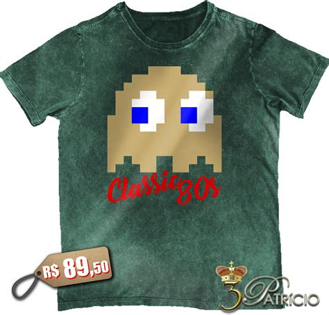 Camiseta Pacman Em Algod O Premium Marmorizado Elo