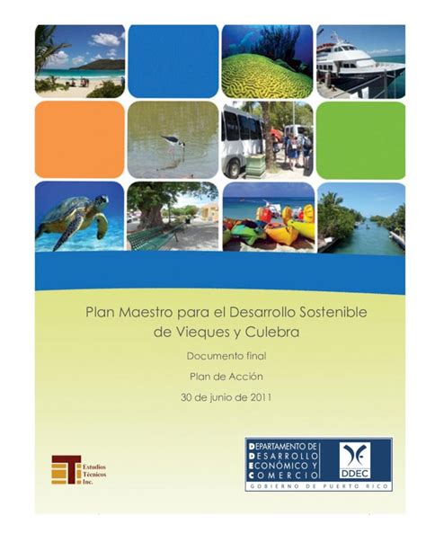 Pdf Plan Maestro Para El Desarrollo Sostenible De Vieques Y Pdf