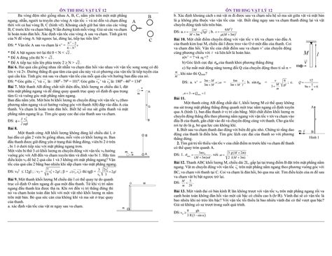 CHUYÊN ĐỀ ÔN THI HỌC SINH GIỎI QUỐC GIA HSGQG MÔN VẬT LÝ LỚP 12 NĂM