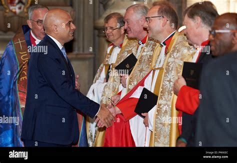 Home Secretary Sajid Javid Service Thanksgiving Westminster Abbey Hi