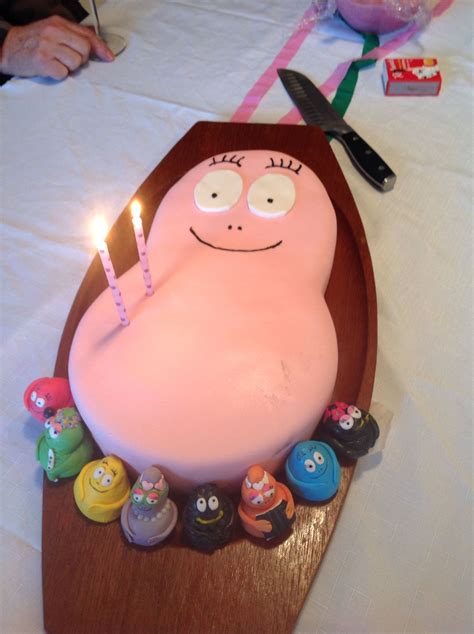 Barbapapa Cake For My Year Old Daughter S Birthday Party Ricette