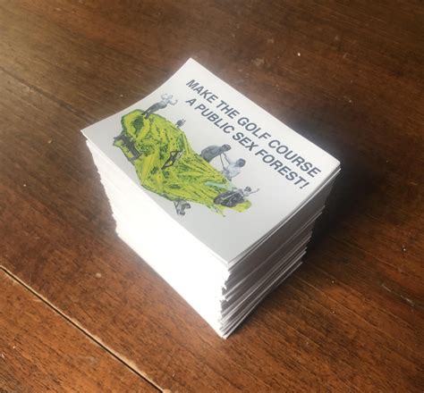 Make The Golf Course A Public Sex Forest On Twitter We Have Stickers Again Get Them While You