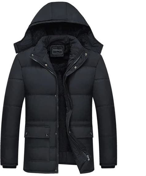 Sutelang Lurryly Winterjacke F R Herren Mit Kapuze Motorrad Dick