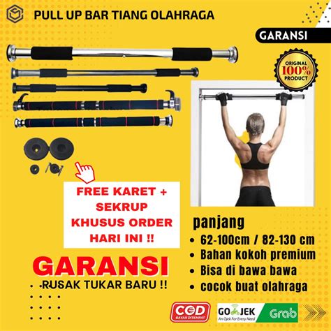 Jual Pull Up Bar Dinding Pintu Di Rumah Tiang Besi Pul Up Bar Alat Olah