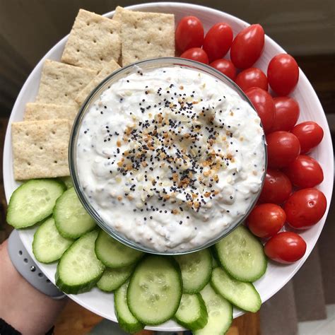 Everything Bagel Dip Food By The Gram