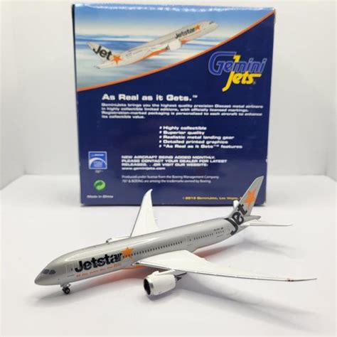 Gemini Jets 1 400 Jetstar Airways Vh Vka Boeing 787 8 Bedfordshire Diecast