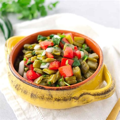 Ensalada De Nopales Mexican Cactus Salad Thai Caliente