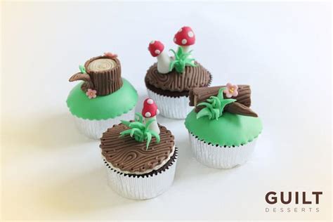 Woodlandforest Cupcakes Decorated Cake By Guilt Cakesdecor