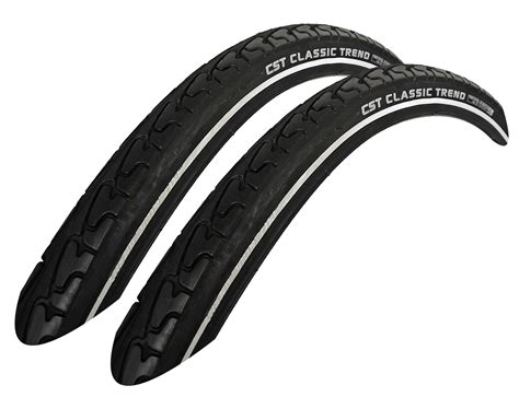 2x Cst Trend Fahrradreifen Anti Puncture Pannenschutz Reflex Tire Ebay