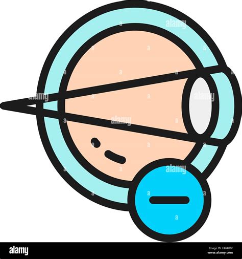 Myopia astigmatism Stock Vector Images - Alamy