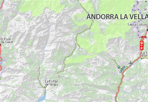 Michelin Landkarte Montardit De Dalt Stadtplan Montardit De Dalt