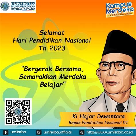 Selamat Hari Pendidikan Nasional Tahun 2023 Universitas Muhammadiyah