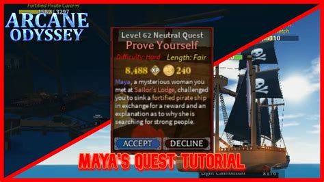 How To Complete Maya S Quest Fortified Ship Quest In Arcane Odyssey