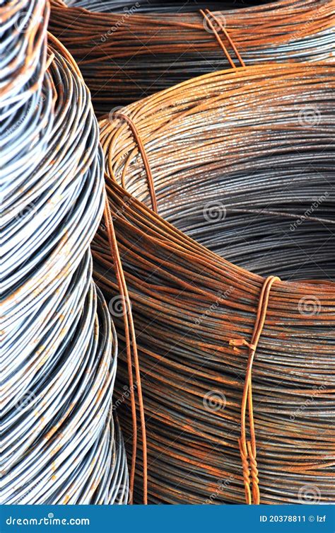 industrial steel bar stock image image  deformed material