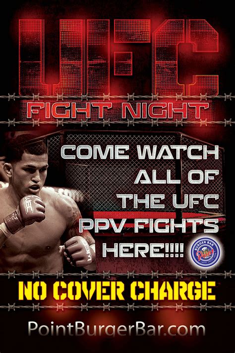 UFC_Poster_resized | Point Burger Bar