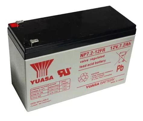 Bateria Yuasa Np 7 12 12v 7 2 Ah Gel Alarma Ups Juguetes Cuotas