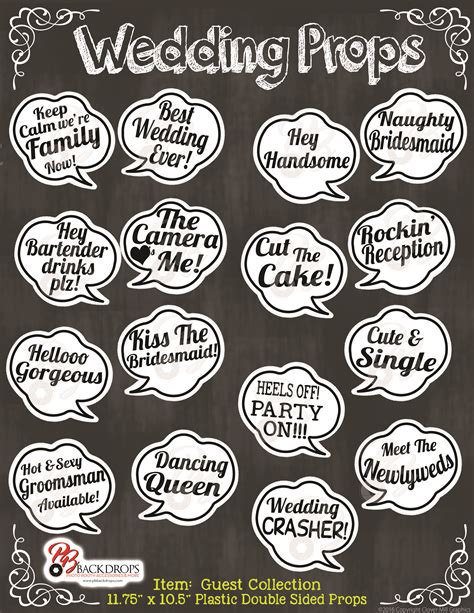 Wedding Bundle Oversized Speech Bubbles The ProBooth Market