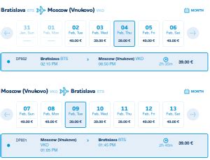 Letenky Do Moskvy Z Bratislavy Za Lietanie Eu
