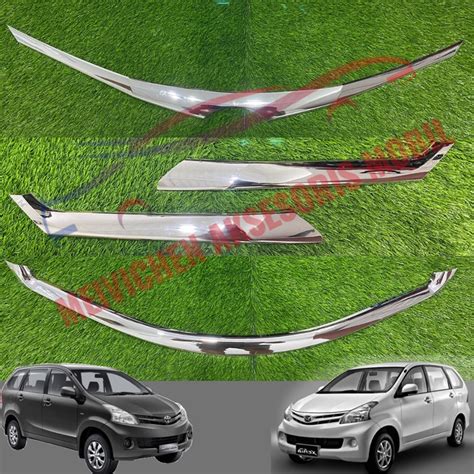 Jual Garnish Gril All New Avanza Xenia List Grill Depan Chrome 2012