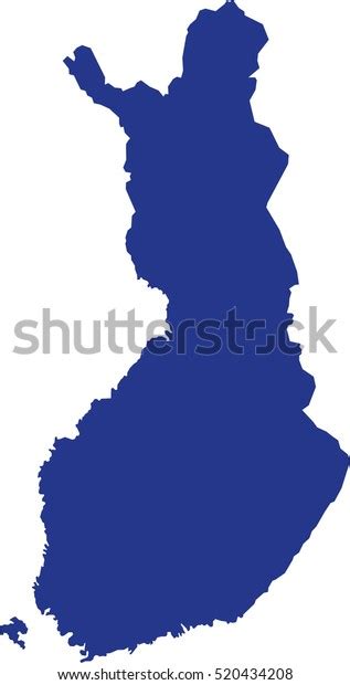 Finland Map Aland Stock Vector (Royalty Free) 520434208