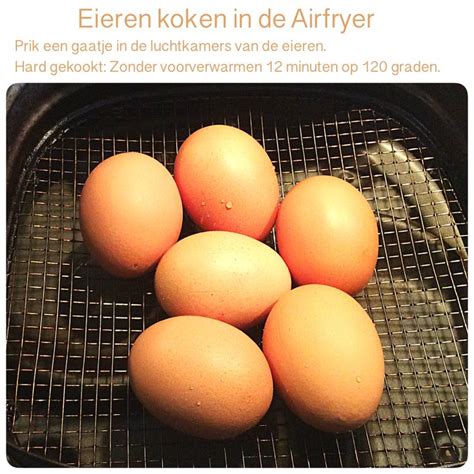 Hard Gekookt Ei Uit De Airfryer Minuten Graden Ak Airfryer