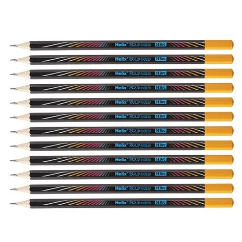 Oxford Cyber Eco Pencils Pack Matrix Maped Helix Uk