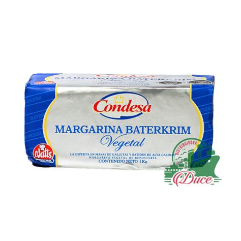 Margarina Baterkrim Watts X Kg Distribuidora Duce