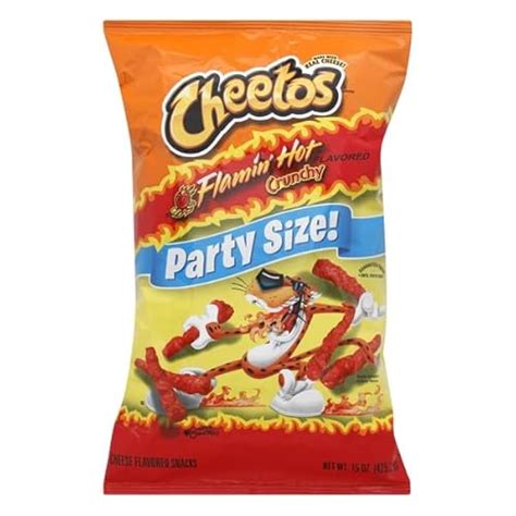 Cheetos Crunchy Flamin Hot Oz Party Size Bag In Bahrain Whizz Puffed Snacks