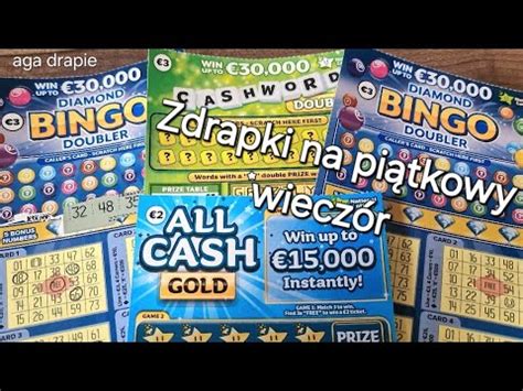 Zdrapki Na Pi Tkowy Wiecz R Irish National Lottery Scratchcards Youtube