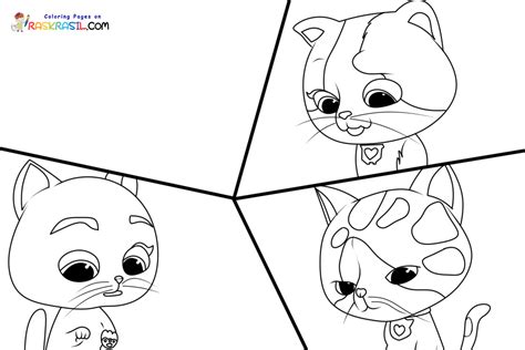 SuperKitties Coloring Pages