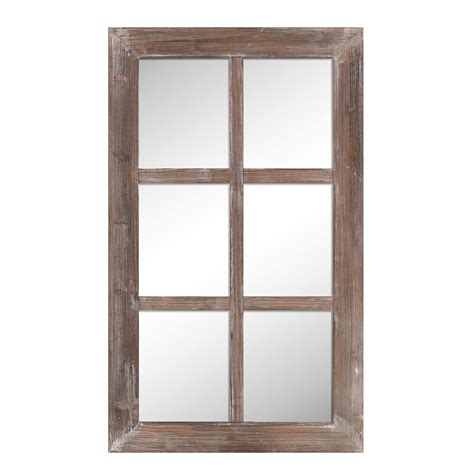 Buy Barnyard Designs 24x40 Windowpane Wood Farmhouse Wall Mirror